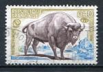 Timbre FRANCE  1974   Obl  N 1795  Y&T   Bison 
