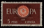 Espagne 1960 - Y&T 976 - oblitr - Europa (la roue)
