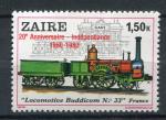 Timbre Rpublique du ZAIRE 1980 Neuf **  N 1021  Y&T  Locomotive