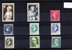 Lot de timbres neufs* de France FR3892