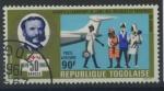 Togo : poste arienne n 116 oblitr anne 1969