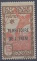 France, Inini : n 6 x neuf avec trace de charnire, gomme tropicale, anne 1932