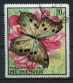 Timbre Rpublique du BURUNDI 1968  Obl  N 282  Y&T  Papillon