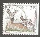 Sweden - Scott 1921   deer / cerf
