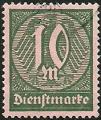 Alemania 1922-23,. Cifras. Y&T 30. Scott O17. Michel D68a.