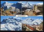 CPM non crite Suisse GORNERGRAT Multi-vues Chaine de Montagne Gornergrat