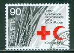 Suisse 1986 Y&T 1259 oblitr Confrence de la croix rouge