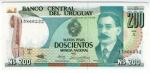 **   URUGUAY     200  nouv. pesos   1986   p-66a    UNC   **