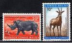 Congo Belge / 1959 / YT n 350 & 351 **