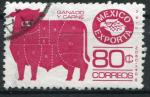 Timbre du MEXIQUE  1975 - 76  Obl  N 825F  Y&T   