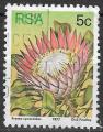 AFRIQUE DU SUD - 1977 - Yt n 420 - Ob - Fleurs : protea cynaroides