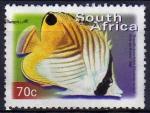 Afrique du Sud/South Africa 2000 -Poisson-papillon (chaetodon auriga)-YT 1127X 