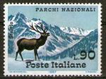 **   ITALIE    90 L  1967  YT-966  " Parc national "  (o)   **