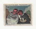 Timbre - FRANCE - Tableau de DAUMIER - Crispin/Scapin - 1966 - neuf ** - n 1494
