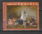 France timbre n 3105 ob anne 1997 Peinture, Chardin : Raisins et grenades