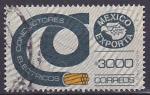 Timbre oblitr n 1248(Yvert) Mexique 1988 - Exportation conducteurs lectrique