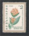 Bulgaria- Scott 1107  flower / fleur