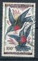 Timbre Rpublique du TCHAD  PA  1961-62 Obl  N 03  Y&T Oiseaux