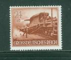 Timbre Allemagne Empire 1944 YT Transprt ferroviaire