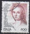 ITALIE N 2315 o Y&T 1998 La femme dans l'art (Dame licorne)