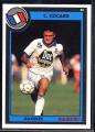 Carte PANINI Football N 203  1993   C. COCARD   Auxerre   fiche au dos