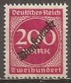 allemagne (empire) - service n 51  neuf/ch - 1923