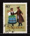 Pologne n 1801 obl, Costumes rgionaux, TB
