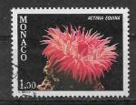 1980 MONACO 1262  oblitr, cachet rond,  faune marine 1.00