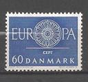 Europa 1960 Danemark Yvert 394 neuf ** MNH