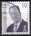 Belgique 1997; n 2708; 19F, violet, Effigie d'Albert II (avec lunettes)