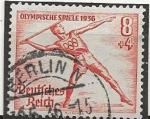 ALLEMAGNE EMPIRE  ANNEE 1936  Y.T N°568 OBLI  