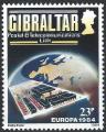 GIBRALTAR - 1984 - Yt n 484 - N** - EUROPA ; circuit lectronique