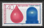 Allemagne - 1974 - Yt n 646 - N** - Services don du sang et secours