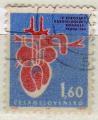 TCHÉCOSLOVAQUIE  N° 1350 o Y&T 1964 4e congrès européen de cardiologie à Prague
