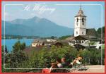 Autriche : Saint Wolfgang et son lac - Carte postale écrite TBE