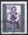 POLOGNE N 1022 o Y&T 1959-1960 Costumes folklorique (Lubusza)