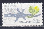 DANEMARK - 1986 - Amnesty international - Yvert 858 - oblitr