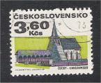 Czechoslovakia - Scott 1737  church / glise