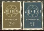LUXEMBOURG N567/568** (europa 1959) - COTE 3.50 