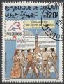 Timbre PA oblitr n 247(Yvert) Djibouti 1989 - Philexfrance 89