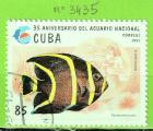 POISSONS - CUBA  N3435 OBLIT