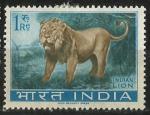 Inde 1962; Y&T n 152; 1r faune, lion de Gir