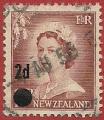 Nueva Zelanda 1958- Isabel II. Y&T 366. Scott 319. Michel 373.