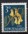 NOUVELLES ZELANDE N 387 *(nsg) Y&T 1960-1967 Fleurs (Kowhai)