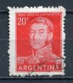 Timbre ARGENTINE 1955  Obl   N 555    Personnages