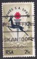 AFRIQUE DU SUD - 1969 - Jeux sportifs -  Yvert 318 oblitéré