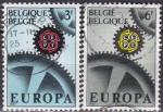BELGIQUE N 1415/6 de 1967 oblitrs "europa"