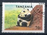 Timbre Rpublique de TANZANIE 1994  Obl  N 1655  Y&T Panda