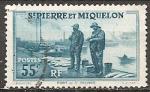 saint-pierre et miquelon - n 178  obliter - 1938