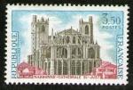 **   FRANCE     3,50 F   1972  YT- 1713  " Narbonne - Cathdrale "   **